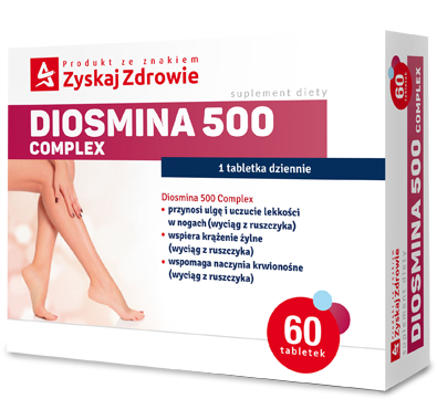 DIOSMINA 500 COMPLEX ZYSKAJ ZDROWIE x 60 tabletek