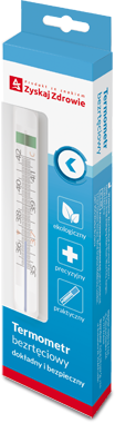 Zyskaj Zdrowie Termometr Bezrtęciowy, 1 sztuka