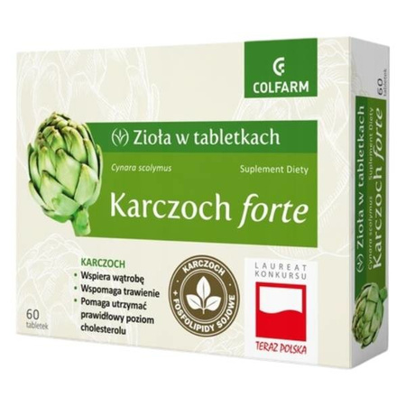 Karczoch Forte tabletki, 60 sztuk