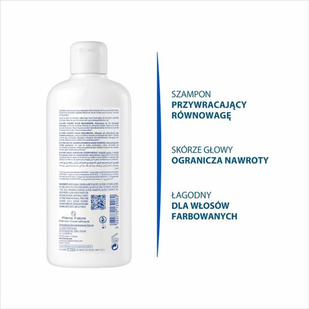 DUCRAY ELUTION Delikatny Szampon przywracający równowagę skóry, 400ml