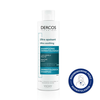Vichy Dercos Ultra Soothing Szampon Ultrakojący do Włosów Normalnych i Przetłuszczających się, 200ml