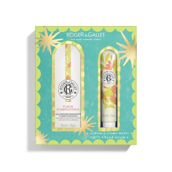Roger&Gallet Fleur d’Osmanthus Zestaw Świąteczny – Woda Perfumowana, 30ml + Krem do Rąk, 30ml