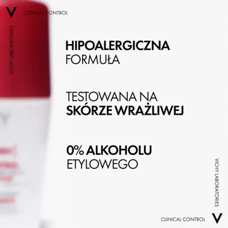 VICHY Dezodorant Clinical Control dla Kobiet- 96h, 50ml | KRÓTKA DATA: 01/2026R.