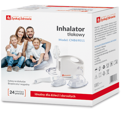  INHALATOR tłokowy CNB69011 Zyskaj Zdrowie x 1 sztuka