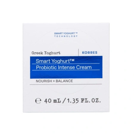 KORRES Greek Yoghurt Smart Krem Nawilżający do Twarzy, 40 ml – do Skóry Suchej