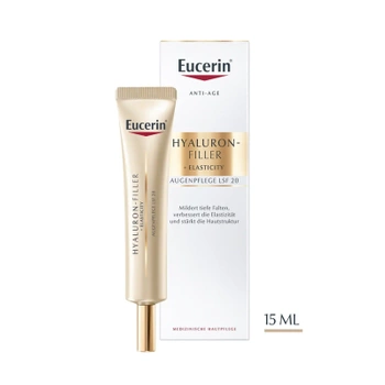 Eucerin Hyaluron-Filler + Elasticity Krem pod oczy SPF 20, 15ml