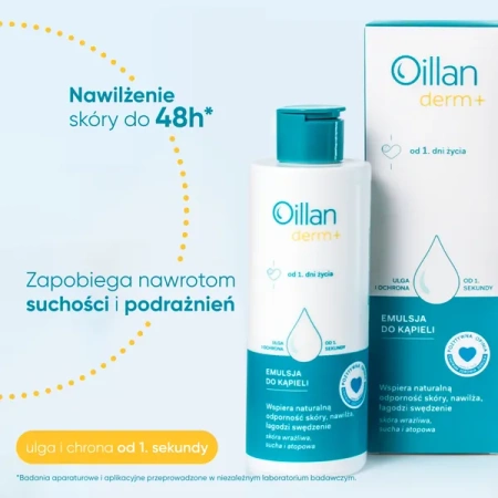 Oillan Derm+ Emulsja do Kąpieli, 200 ml