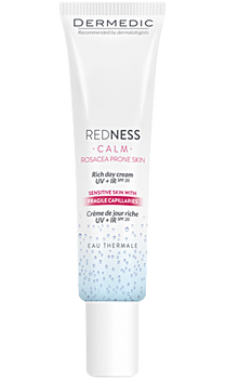 DERMEDIC REDNESS CALM Bogaty krem na dzień UV + IR, 40ml