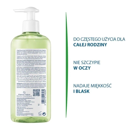 DUCRAY Extra Doux - Szampon Dermatologiczny dla Delikatnych Włosów, 400ml