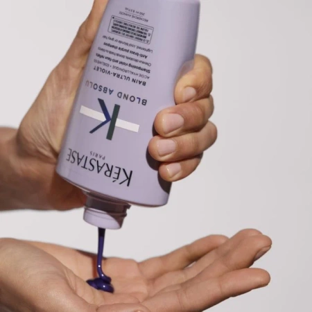 Kérastase Blond Absolu Bain Ultra-Violet– Szampon Neutralizujący Żółte Tony, 250ml