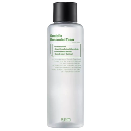 Purito Centella Unscented Toner Tonik Bezzapachowy, 200ml