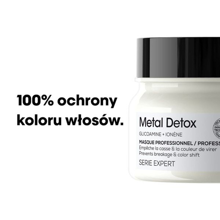 L'oreal Professionnel Metal Detox Maska Neutralizująca Metale do Włosów Farbowanych, 500ml