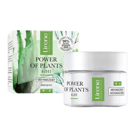 Lirene Power Of Plants Aloe Krem nawilżający, 50ml