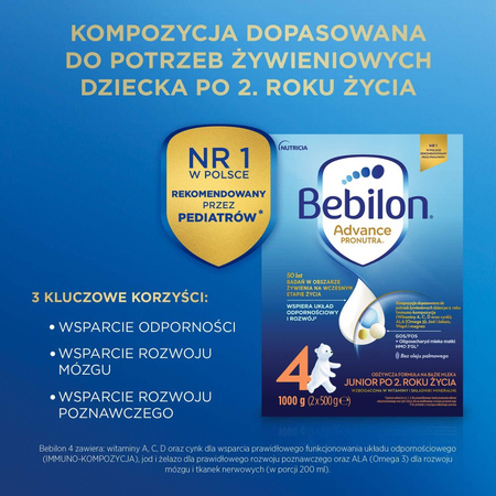 Bebilon 4 Advance Pronutra Junior, 1000g