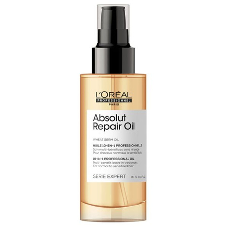 L’Oreal Professionnel Absolut Repair Oil 10w1 – Olejek Odbudowujący do Włosów, 90ml
