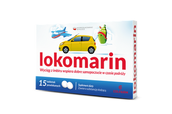 LOKOMARIN x 15 tabletek powlekanych