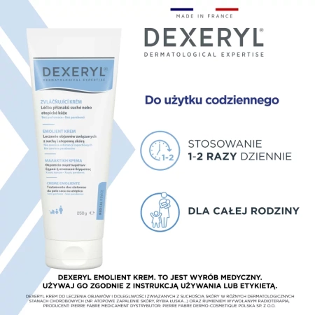 Dexeryl Krem Emolientowy do Ciała, 250 g