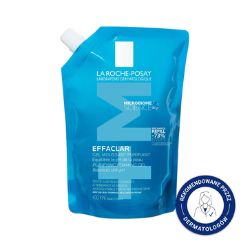 LA ROCHE-POSAY Effaclar Żel oczyszczający Refill, 400ml