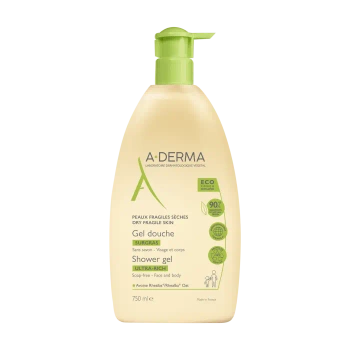 A-derma Żel pod prysznic Ultra Bogaty, 750ml