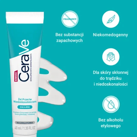 CeraVe Żel Przeciw Niedoskonałościom, 40ml