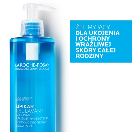 LA ROCHE-POSAY LIPIKAR Żel Myjący do Twarzy i Ciała, 750ml