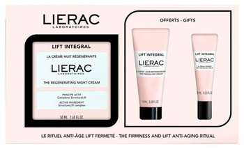 LIERAC Zestaw LIFT INTEGRAL Krem na noc 50 ml + Krem na dzień 15 ml + Serum 10 ml