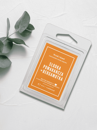 Wosk&Knot wosk zapachowy Pomarań.&Bergamot. 60g