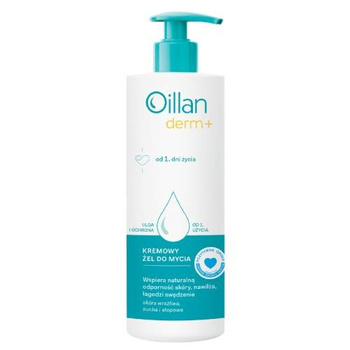 Oillan Derm+ Kremowy Żel do mycia, 400ml