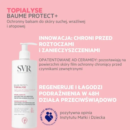 SVR Topialyse Baume Protect+ Balsam Ochronny, 400ml