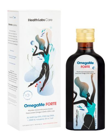 HEALTH LABS CARE OmegaMe Forte Płyn, 160 ml