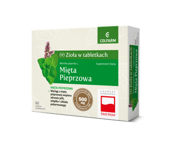 Mięta Pieprzowa, 60 tabletek