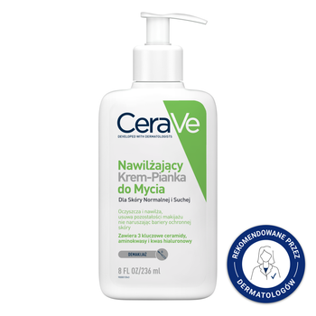 CeraVe Nawilżający Krem-Pianka do mycia, 236ml