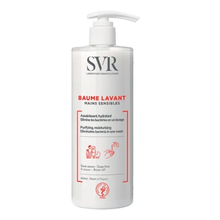 SVR Baume Lavant Mains Sensibles – Delikatny Balsam do Mycia Rąk, 400 ml