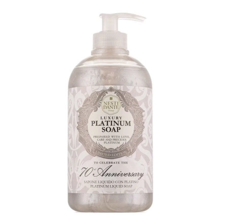 Nesti Dante Luxury Platinum Soap - Luksusowe Mydło w Płynie do Rąk, 500ml 
