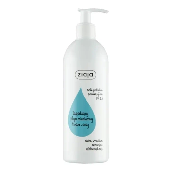 ZIAJA Anti-Pollution Łagodzący Płyn Micelarny do Demakijażu Skóry Wrażliwej, 390ml
