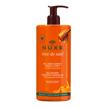 NUXE Rêve de Miel® – Ultrabogaty Żel do Mycia Twarzy i Ciała, 750 ml