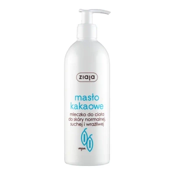 ZIAJA Masło Kakaowe Mleczko do Ciała - Skóra Normalna/Sucha, 400ml