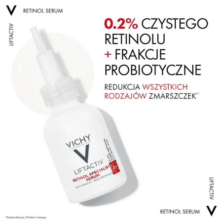 VICHY LiftActiv [A+] Retinol Specialist Serum na Noc, 30ml | KRÓTKA DATA: 11/2025