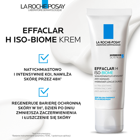 LRP EFFACLAR H ISO-BIOME Krem nawilżający, 40ml