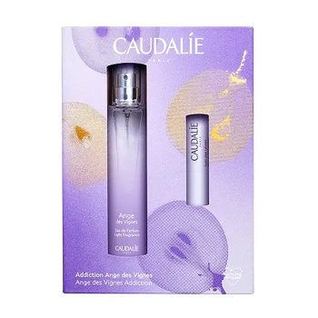 CAUDALIE XMASS Zestaw ANGE DES VIGNES (ANGE DES VIGNES Woda Orzeźwiająca, 50 ml + VINOTHERAPIST Pomadka do ust 4,5 g)