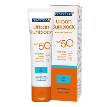 NOVACLEAR URBAN SUNBLOCK skóra sucha SPF50+, 40ml