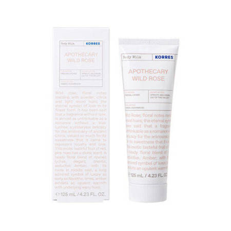 Korres Wild Rose - Nawilżające Mleczko do Ciała, 125ml