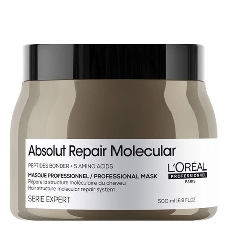 L'oreal Professionnel Absolut Repair Molecular Maska Odbudowująca do Włosów Zniszczonych, 500ml