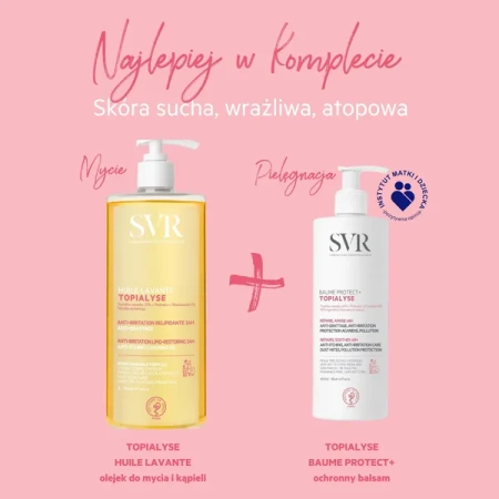 SVR Topialyse Huile Olejek do Mycia Skóry Suchej i Atopowej, 1L