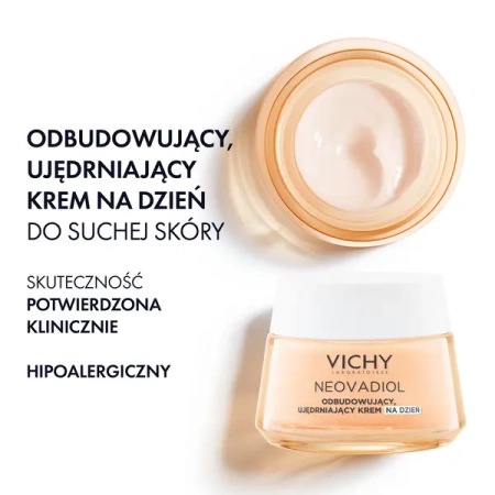VICHY Neovadiol Peri-Menopause Ujędrniający Krem na Dzień Przed Menopauzą dla Skóry Suchej, 50ml