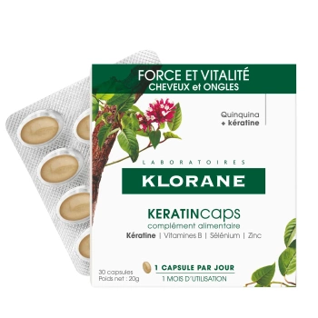 Klorane KERATINcaps, 30 kapsułek