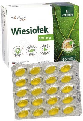 Biovitum Liquid Wiesiołek – Suplement Diety w Kapsułkach Roślinnych, 60 sztuk 