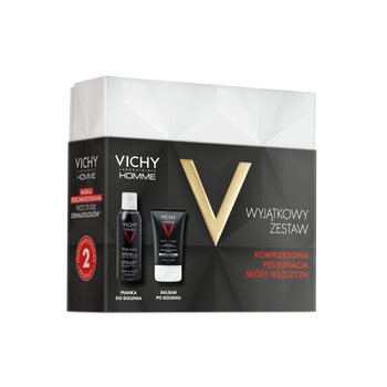 Vichy Homme Zestaw do Golenia: Pianka do Golenia + Balsam po Goleniu