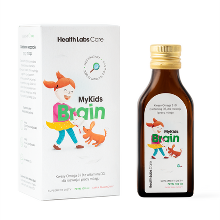Health Labs MyKids Brain Plyn | Kwasy Omega 3 i 9 ,100 ml