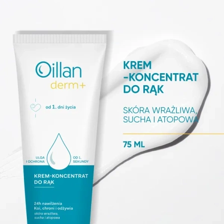 Oillan Derm+ Krem Koncentrat do Rąk, 75ml